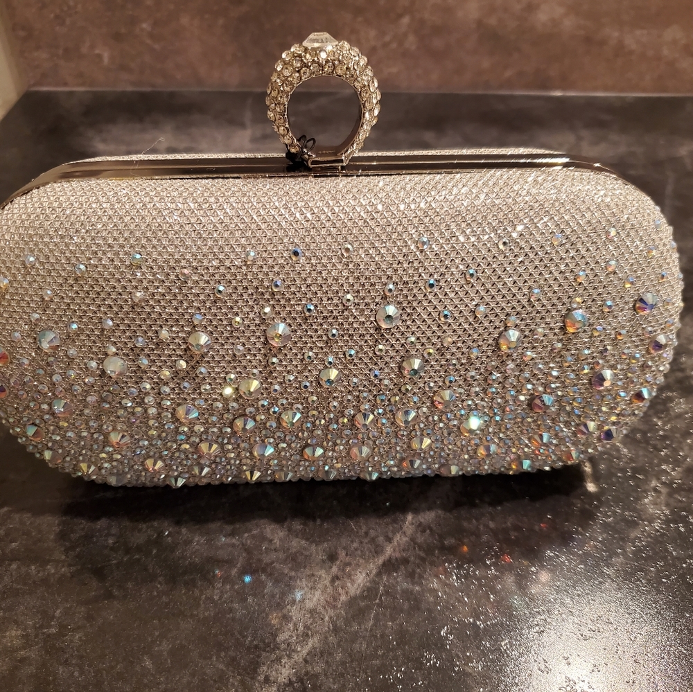 Charming Charlie RSVP Sliver Rhinestone.